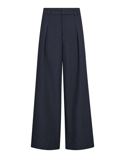 CoCouture - LunaCC Pleat Bukser - Navy 